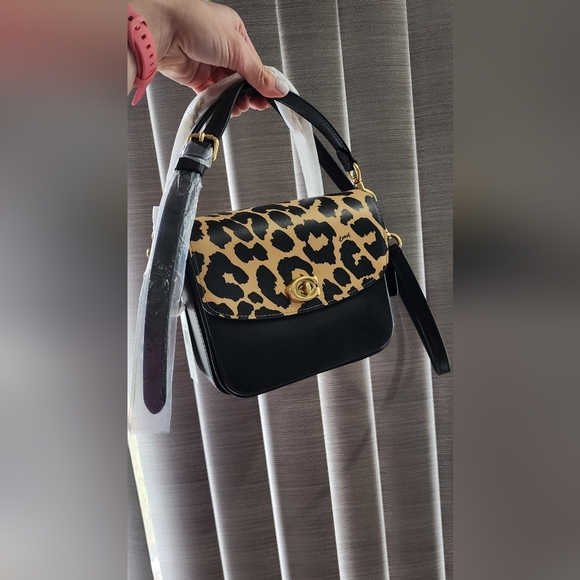Coach Handbags - Coach Cassie Crossbody 19 With Leopard Print